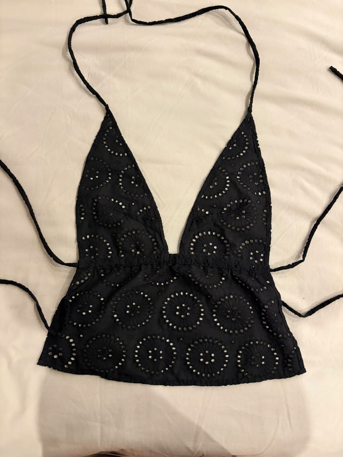 The Tala Tie Top - Sun Wheel Lace