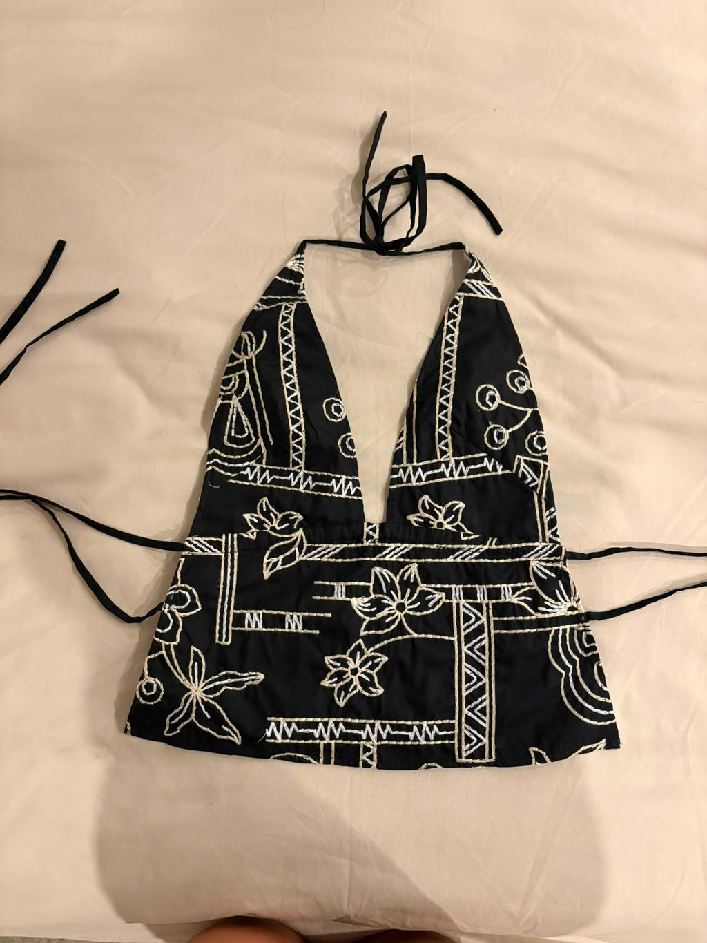 The Tala Tie Top - Temple Embroidery